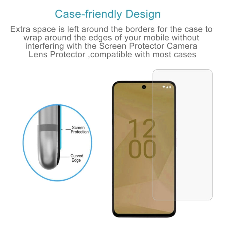 For HMD Ridge Pro 50pcs 0.26mm 9H 2.5D Tempered Glass Film
