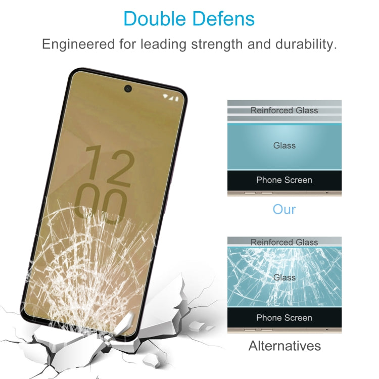 For HMD Ridge Pro 50pcs 0.26mm 9H 2.5D Tempered Glass Film