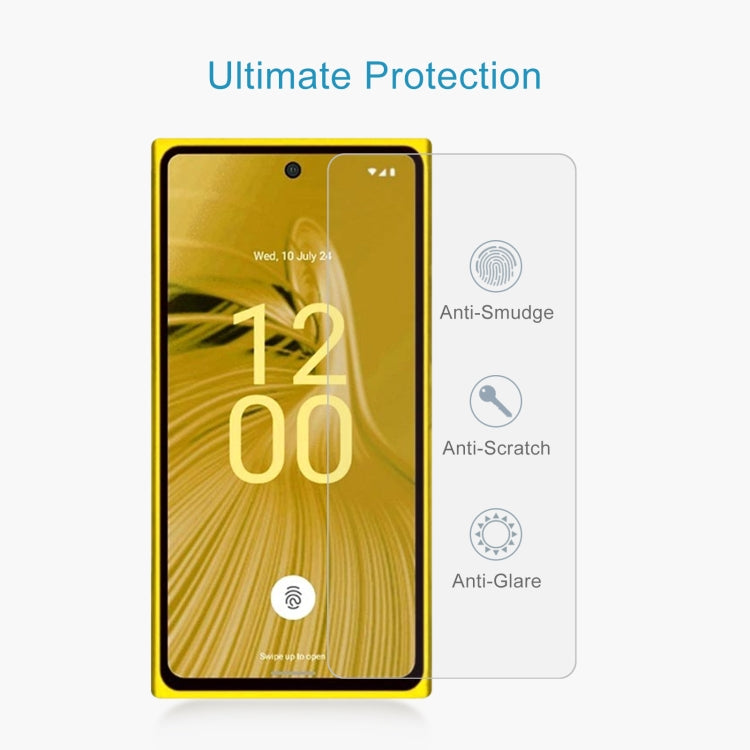 For HMD Skyline 50pcs 0.26mm 9H 2.5D Tempered Glass Film