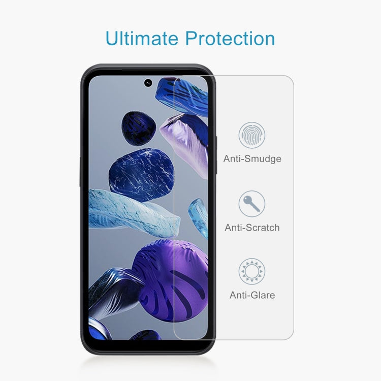 For HMD XR21 50pcs 0.26mm 9H 2.5D Tempered Glass Film