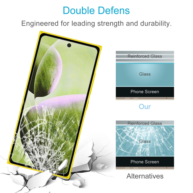 For HMD Hyper 50pcs 0.26mm 9H 2.5D Tempered Glass Film