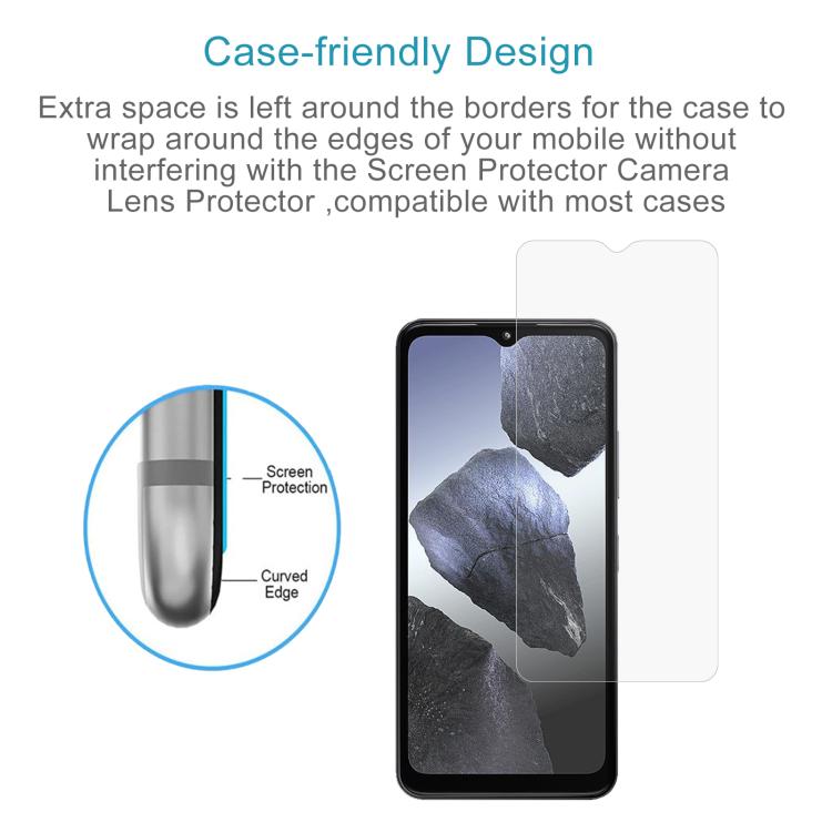 For HMD Aura 2 50pcs 0.26mm 9H 2.5D Tempered Glass Film