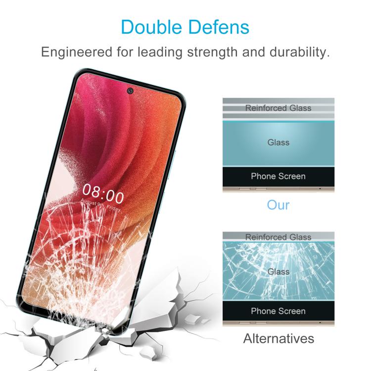 For HMD Luma 4G 50pcs 0.26mm 9H 2.5D Tempered Glass Film