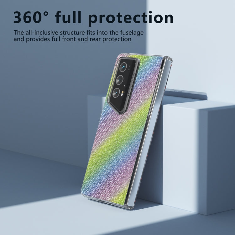For Honor Magic V2 RSR Porsche Design ABEEL Transparent Frame Diamond Series Phone Case