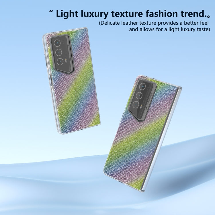 For Honor Magic V2 RSR Porsche Design ABEEL Transparent Frame Diamond Series Phone Case
