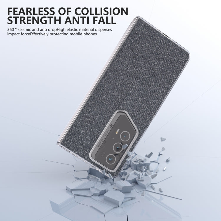 For Honor Magic V2 RSR Porsche Design ABEEL Transparent Frame Diamond Series Phone Case
