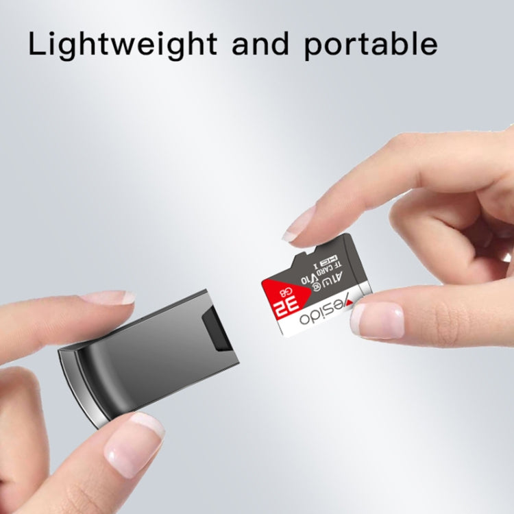 Yesido GS20 USB 2.0 to TF Card Portable Mini OTG Card Reader - Black