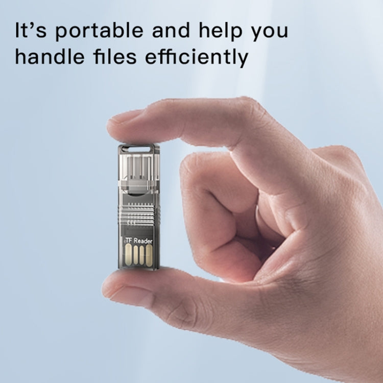 Yesido GS21 USB 3.0 to USB-C / Type-C + TF Card 2 in 1 OTG Card Reader Adapter - Gold