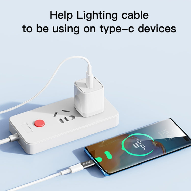 Yesido GS22 USB-C / Type-C to 8 Pin OTG Adapter - Black