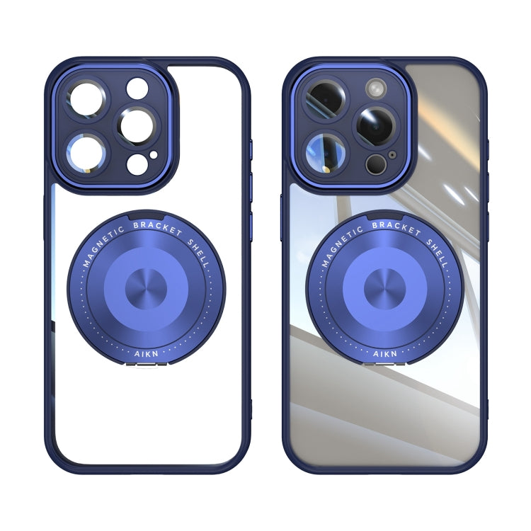 For iPhone 15 Pro Max 360 Holder Magsafe Acrylic Hybrid TPU Phone Case