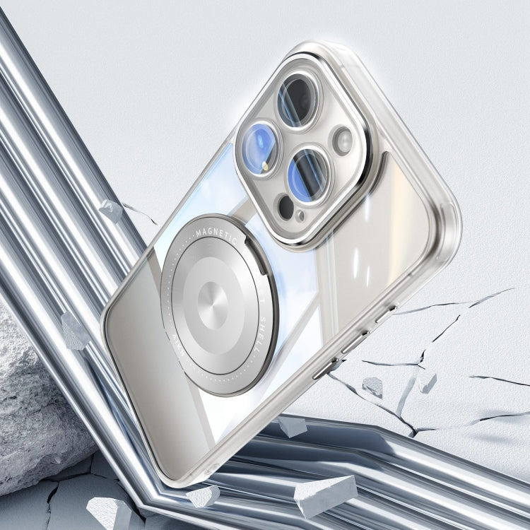 For iPhone 15 Pro Max 360 Holder Magsafe Acrylic Hybrid TPU Phone Case