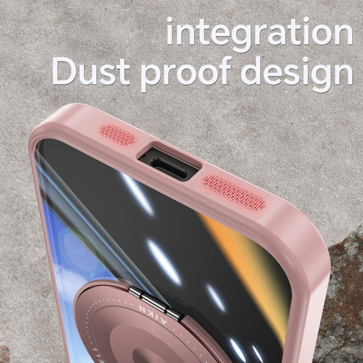 For iPhone 14 360 Holder Magsafe Acrylic Hybrid TPU Phone Case