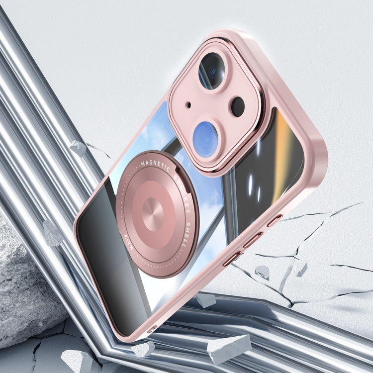 For iPhone 14 360 Holder Magsafe Acrylic Hybrid TPU Phone Case