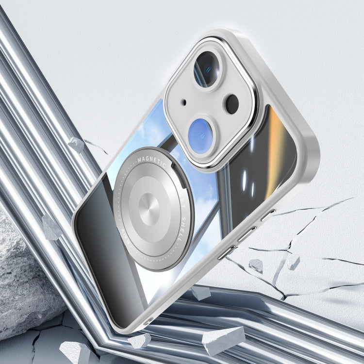 For iPhone 14 360 Holder Magsafe Acrylic Hybrid TPU Phone Case