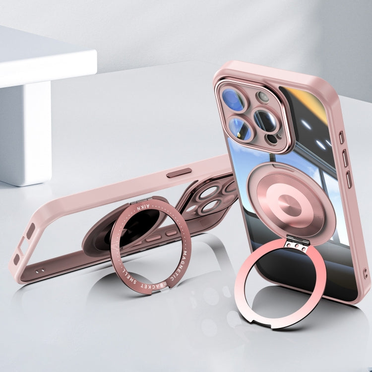 For iPhone 13 Pro Max 360 Holder Magsafe Acrylic Hybrid TPU Phone Case