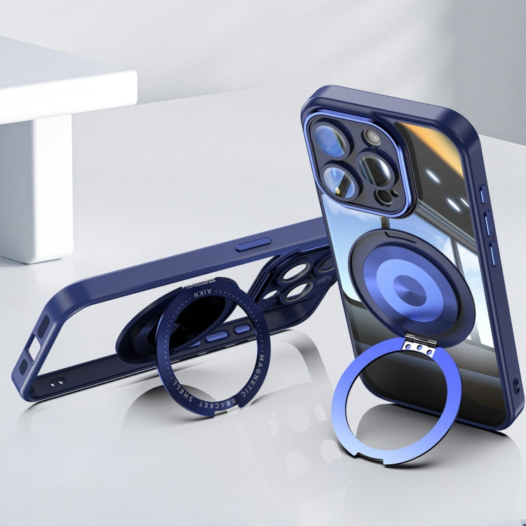 For iPhone 13 Pro Max 360 Holder Magsafe Acrylic Hybrid TPU Phone Case