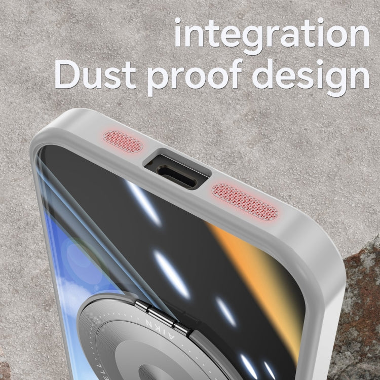 For iPhone 13 360 Holder Magsafe Acrylic Hybrid TPU Phone Case