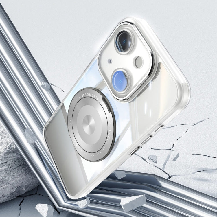 For iPhone 13 360 Holder Magsafe Acrylic Hybrid TPU Phone Case
