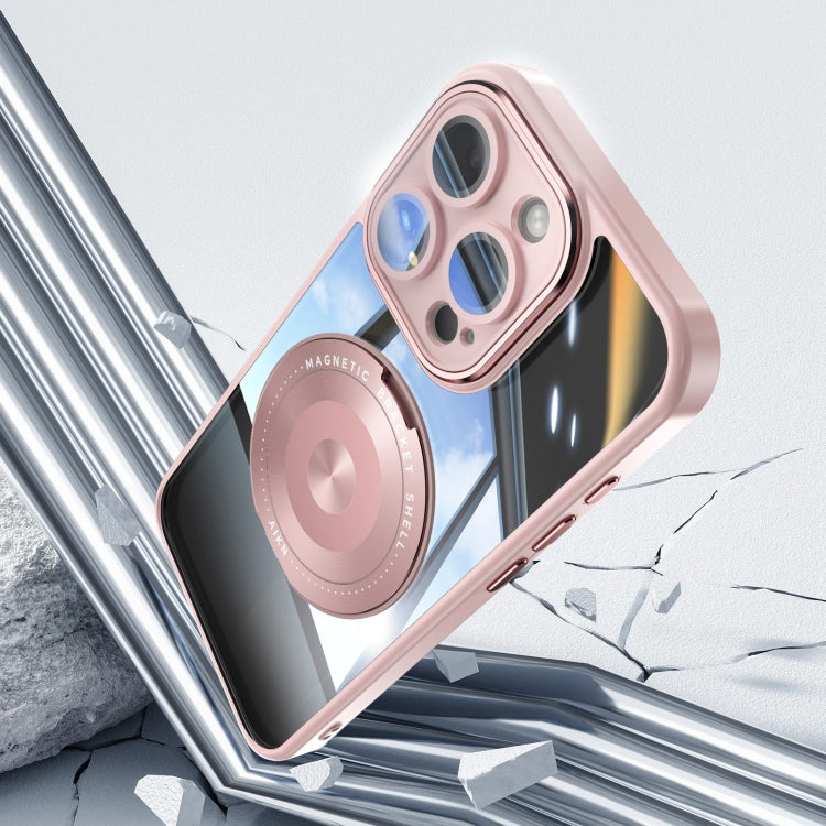 For iPhone 12 Pro 360 Holder Magsafe Acrylic Hybrid TPU Phone Case