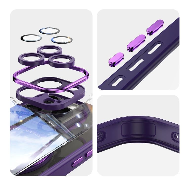 For iPhone 12 Pro 360 Holder Magsafe Acrylic Hybrid TPU Phone Case