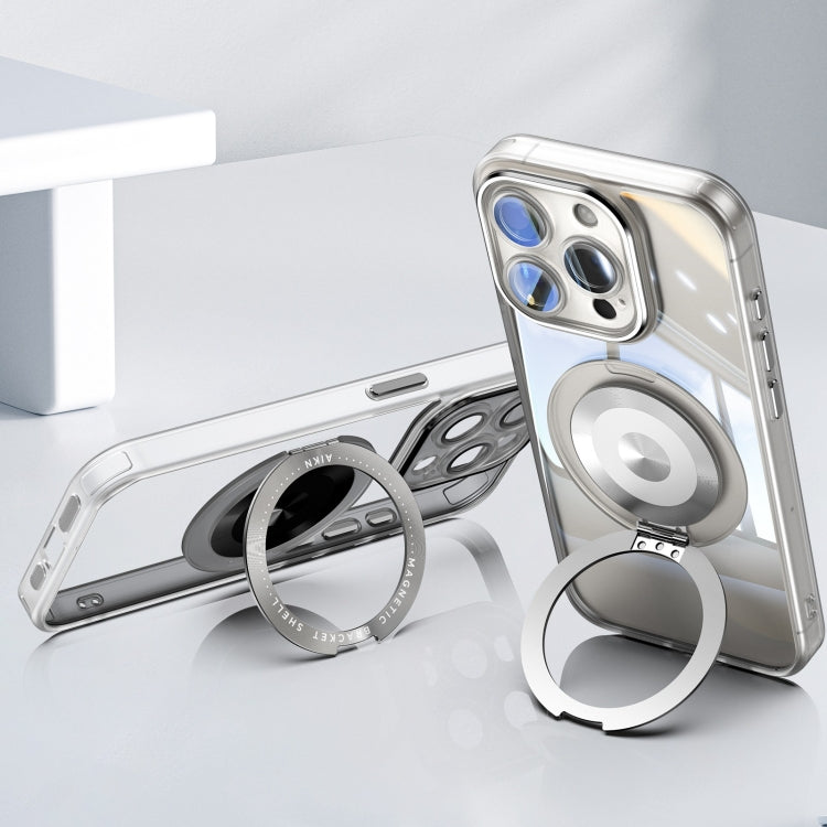 For iPhone 12 Pro 360 Holder Magsafe Acrylic Hybrid TPU Phone Case
