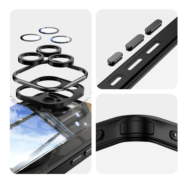 For iPhone 12 Pro Max 360 Holder Magsafe Acrylic Hybrid TPU Phone Case