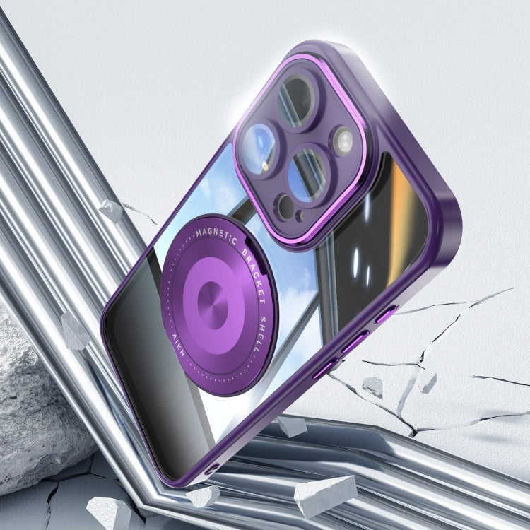 For iPhone 12 Pro Max 360 Holder Magsafe Acrylic Hybrid TPU Phone Case