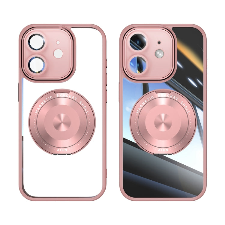 For iPhone 12 360 Holder Magsafe Acrylic Hybrid TPU Phone Case