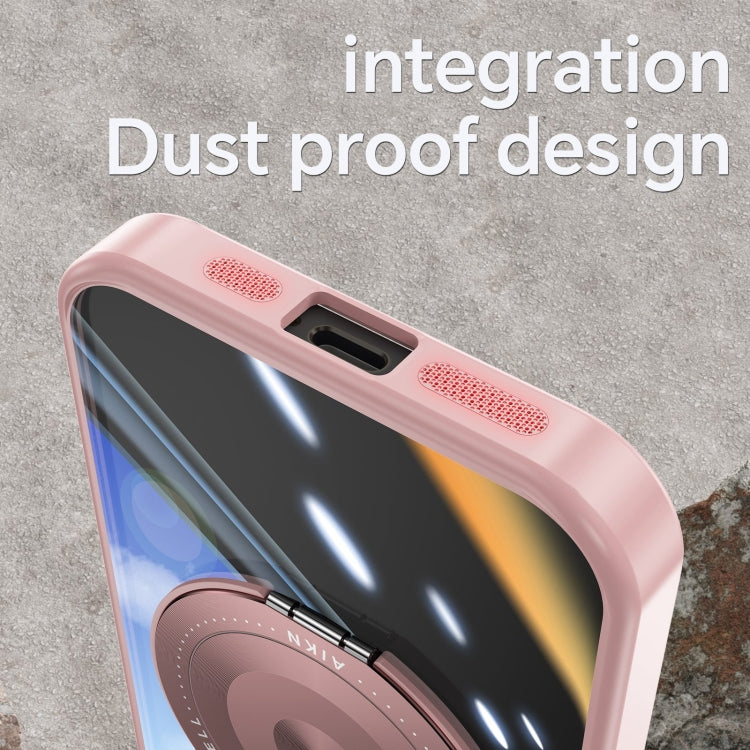 For iPhone 12 360 Holder Magsafe Acrylic Hybrid TPU Phone Case