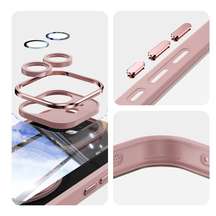 For iPhone 12 360 Holder Magsafe Acrylic Hybrid TPU Phone Case