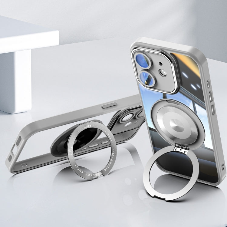 For iPhone 12 360 Holder Magsafe Acrylic Hybrid TPU Phone Case