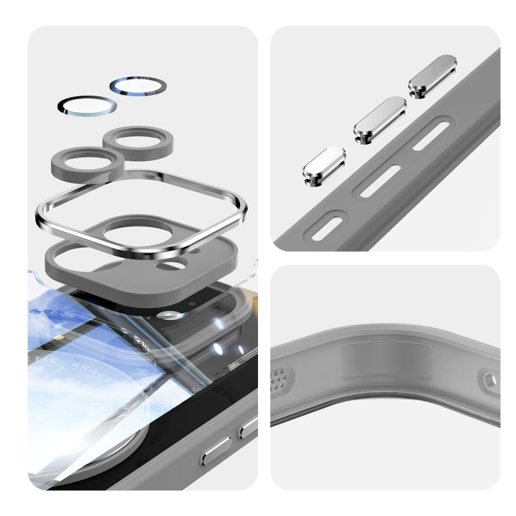 For iPhone 12 360 Holder Magsafe Acrylic Hybrid TPU Phone Case