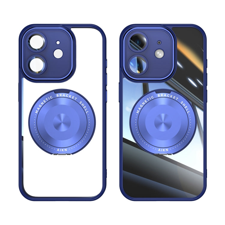 For iPhone 12 360 Holder Magsafe Acrylic Hybrid TPU Phone Case