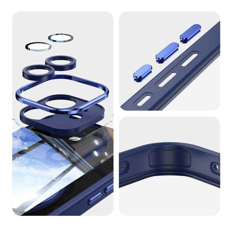 For iPhone 12 360 Holder Magsafe Acrylic Hybrid TPU Phone Case