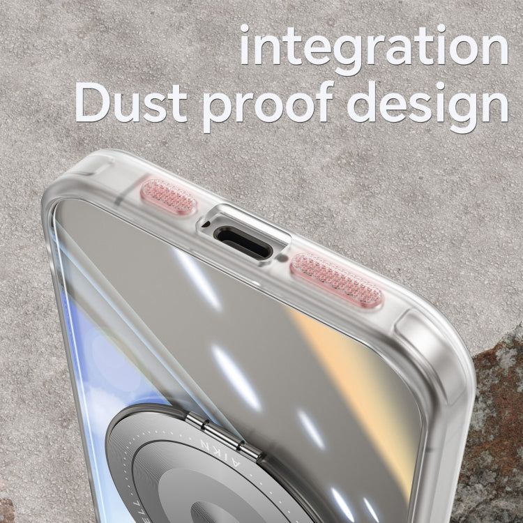 For iPhone 12 360 Holder Magsafe Acrylic Hybrid TPU Phone Case