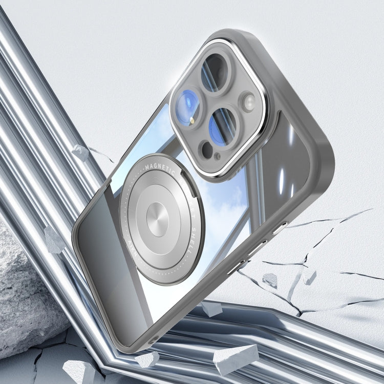 For iPhone 16 Pro Max 360 Holder Magsafe Acrylic Hybrid TPU Phone Case