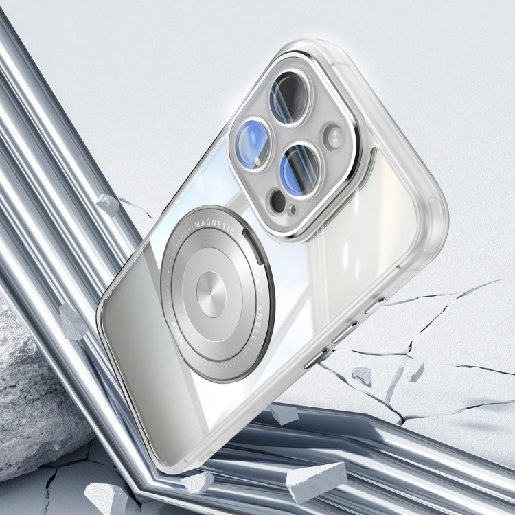 For iPhone 16 Pro Max 360 Holder Magsafe Acrylic Hybrid TPU Phone Case