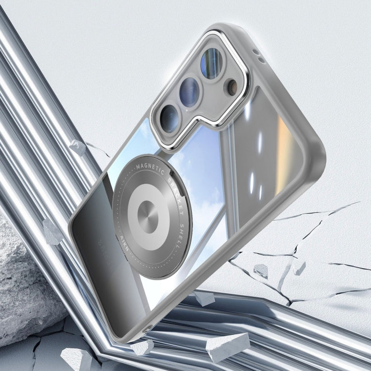For Samsung Galaxy S23+ 5G 360 Holder MagSafe Acrylic Hybrid TPU Phone Case