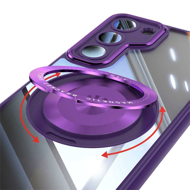 For Samsung Galaxy S23+ 5G 360 Holder MagSafe Acrylic Hybrid TPU Phone Case