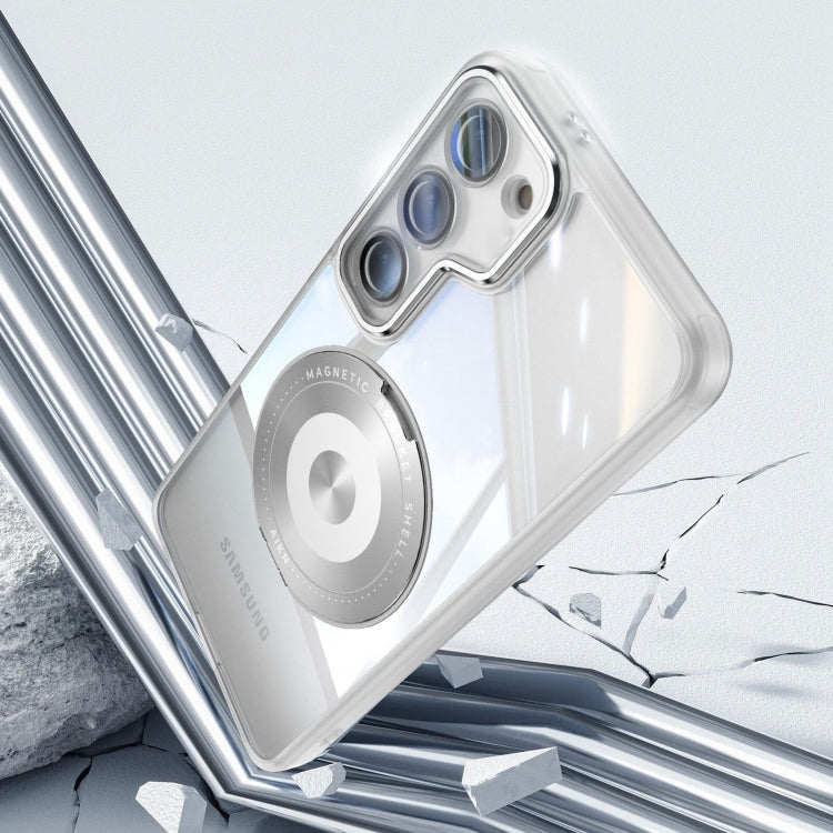 For Samsung Galaxy S23+ 5G 360 Holder MagSafe Acrylic Hybrid TPU Phone Case