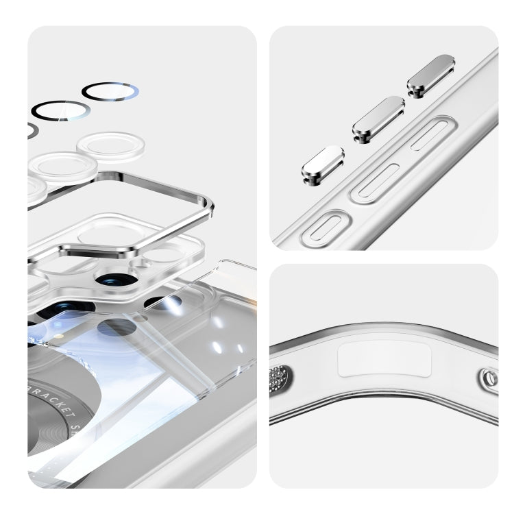For Samsung Galaxy S23 Ultra 5G 360 Holder MagSafe Acrylic Hybrid TPU Phone Case
