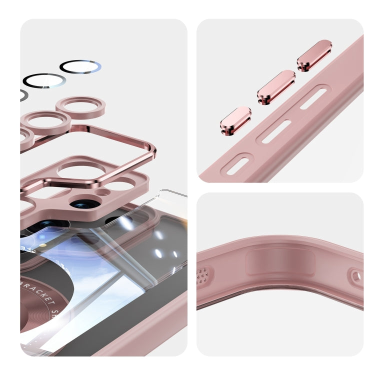 For Samsung Galaxy S25 Ultra 5G 360 Holder MagSafe Acrylic Hybrid TPU Phone Case
