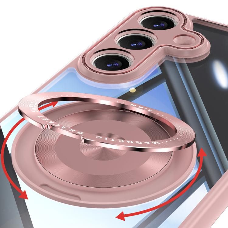 For Samsung Galaxy S26 5G 360 Holder MagSafe Acrylic Hybrid TPU Phone Case
