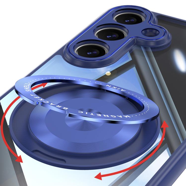 For Samsung Galaxy S26 5G 360 Holder MagSafe Acrylic Hybrid TPU Phone Case