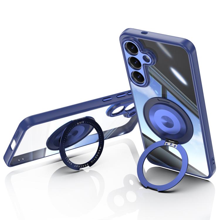 For Samsung Galaxy S26 5G 360 Holder MagSafe Acrylic Hybrid TPU Phone Case