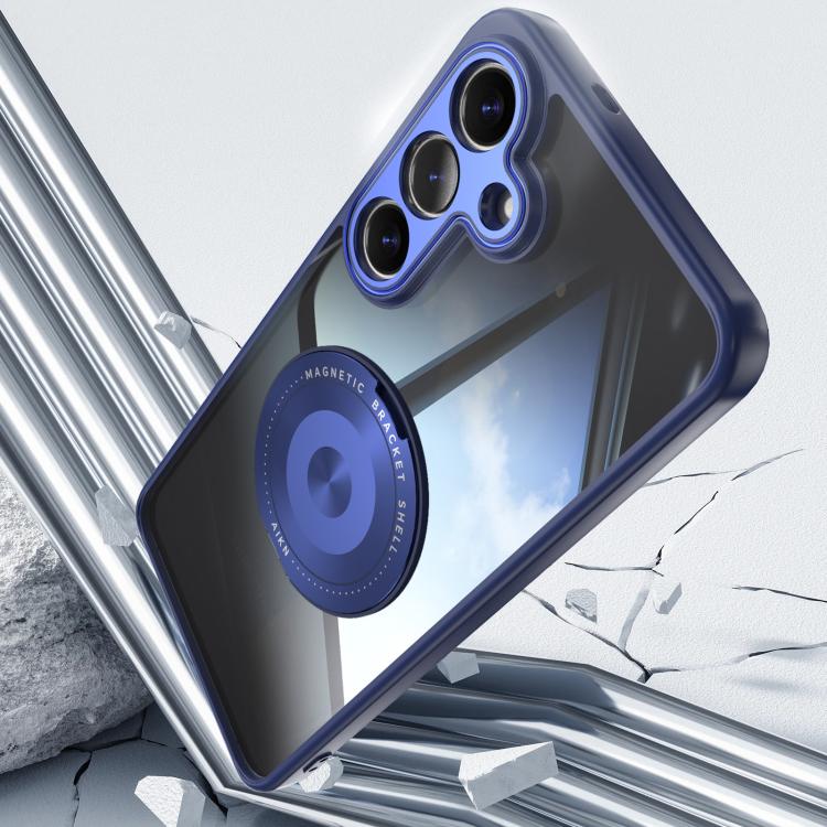 For Samsung Galaxy S26 5G 360 Holder MagSafe Acrylic Hybrid TPU Phone Case