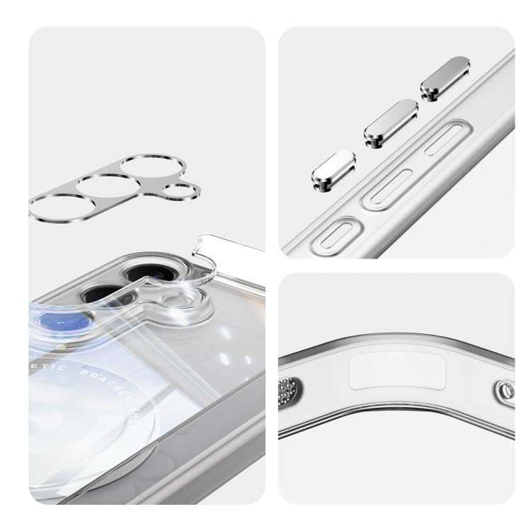 For Samsung Galaxy S26 5G 360 Holder MagSafe Acrylic Hybrid TPU Phone Case