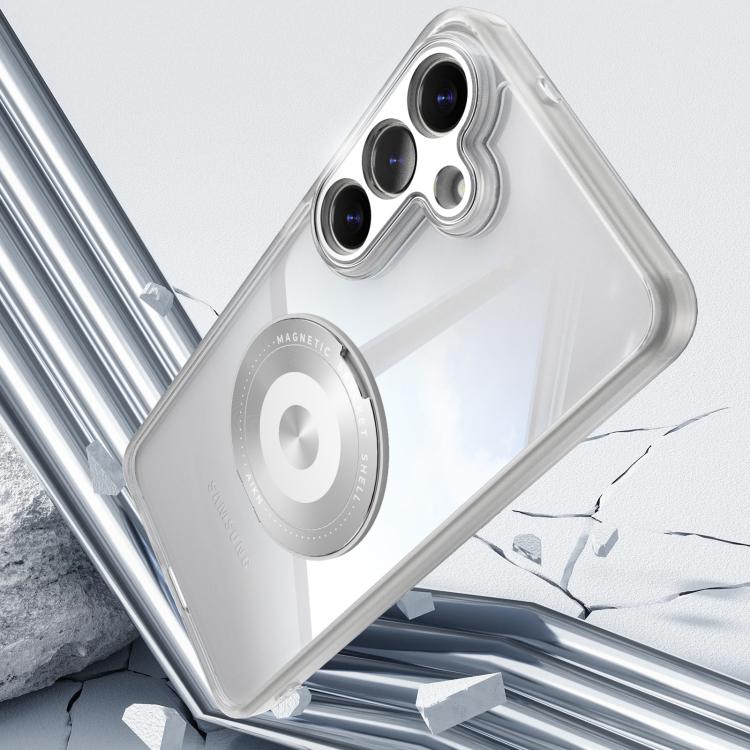 For Samsung Galaxy S26 5G 360 Holder MagSafe Acrylic Hybrid TPU Phone Case