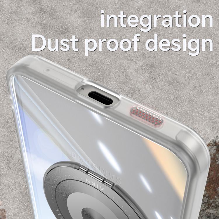 For Samsung Galaxy S26 5G 360 Holder MagSafe Acrylic Hybrid TPU Phone Case