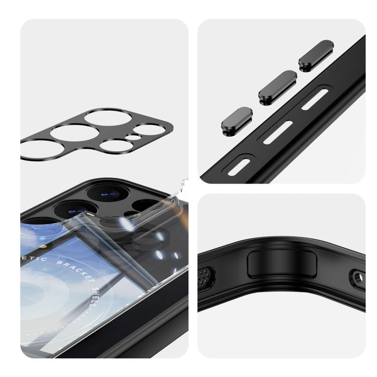 For Samsung Galaxy S26 Ultra 5G 360 Holder MagSafe Acrylic Hybrid TPU Phone Case